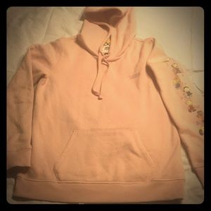 Vans Peanuts hoodie in pink size small Womens